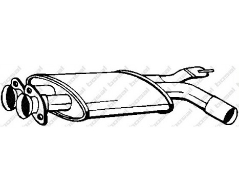 Middle Silencer 247-251 Bosal