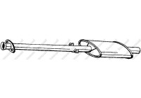 Middle Silencer 278-021 Bosal