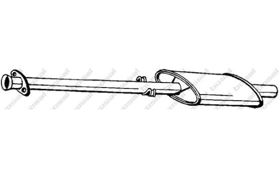 Middle Silencer 278-021 Bosal