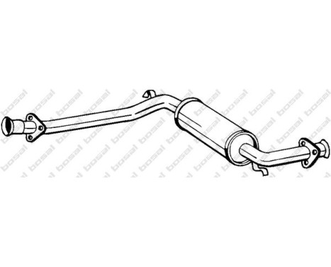 Middle Silencer 278-089 Bosal, Image 2