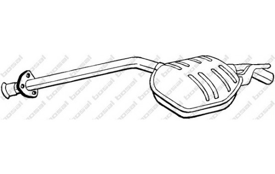 Middle silencer 278-227 Bosal