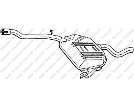 Middle Silencer 278-327 Bosal, Image 2