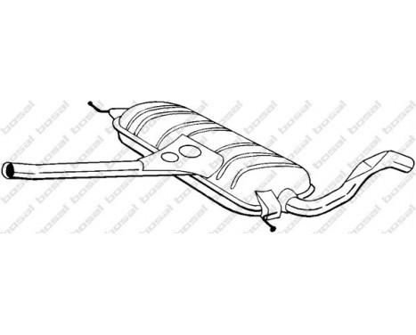 Middle Silencer 278-367 Bosal