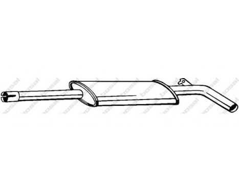 Middle Silencer 278-411 Bosal
