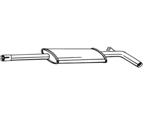 Middle Silencer 278-411 Bosal, Image 2