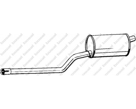 Middle Silencer 278-501 Bosal