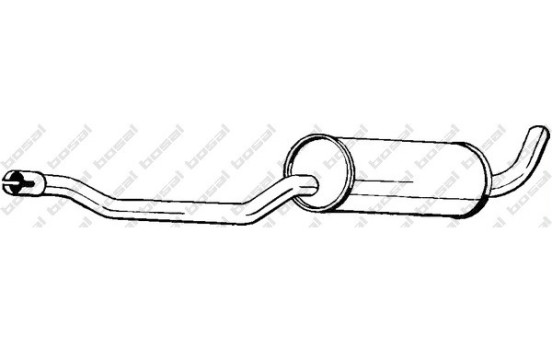 Middle Silencer 278-517 Bosal