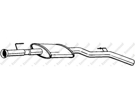 Middle Silencer 278-667 Bosal