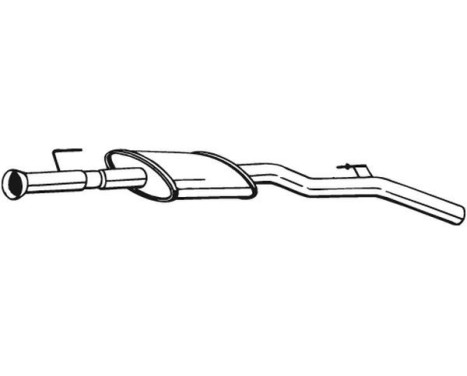 Middle Silencer 278-667 Bosal, Image 2