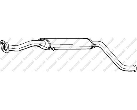 Middle Silencer 278-791 Bosal