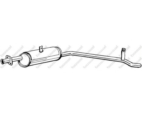 Middle Silencer 279-017 Bosal