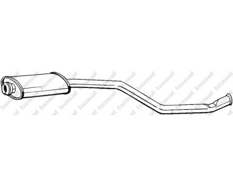 Middle Silencer 279-095 Bosal