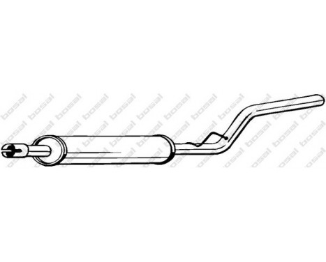 Middle Silencer 279-313 Bosal