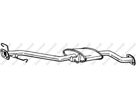 Middle Silencer 279-315 Bosal, Image 2