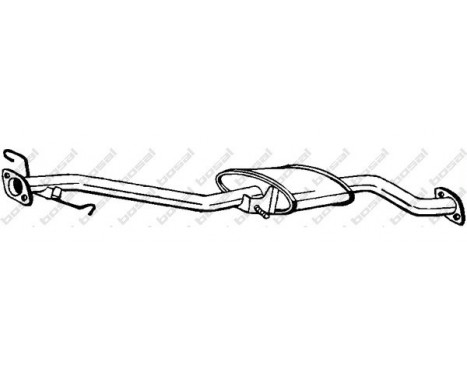 Middle Silencer 279-315 Bosal