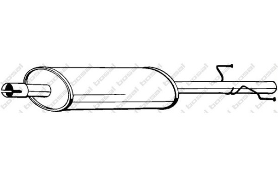 Middle Silencer 279-347 Bosal