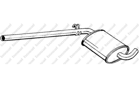 Middle Silencer 279-355 Bosal, Image 2