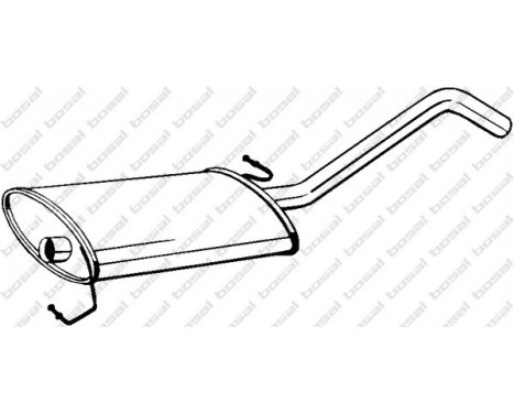 Middle Silencer 279-441 Bosal