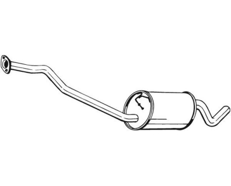 Middle Silencer 279-457 Bosal