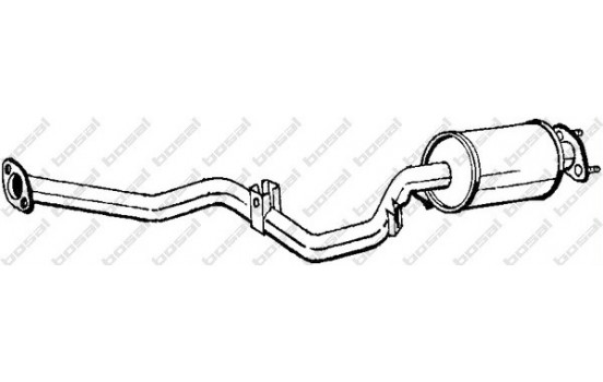 Middle silencer 279-487 Bosal