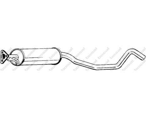 Middle Silencer 279-567 Bosal, Image 2