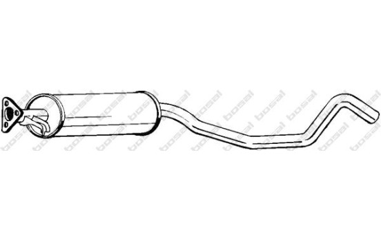 Middle Silencer 279-567 Bosal, Image 2