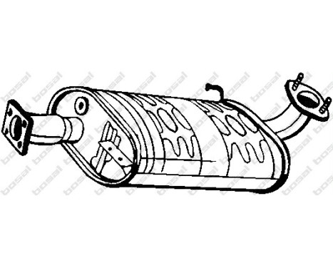 Middle silencer 279-587 Bosal