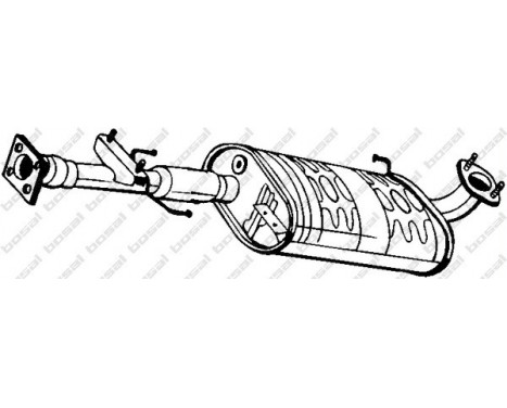 Middle Silencer 279-589 Bosal