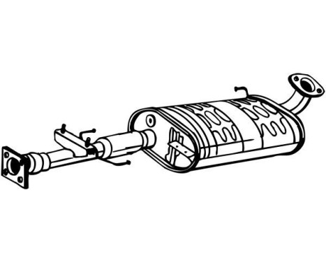 Middle Silencer 279-589 Bosal, Image 2