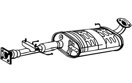 Middle Silencer 279-589 Bosal, Image 2