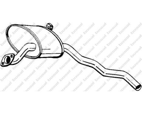 Middle Silencer 279-707 Bosal