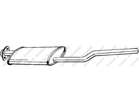 Middle Silencer 279-717 Bosal, Image 2