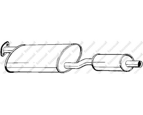 Middle Silencer 279-937 Bosal