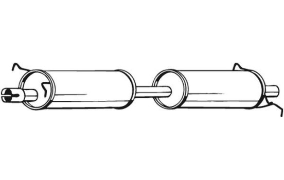 Middle Silencer 280-057 Bosal, Image 2