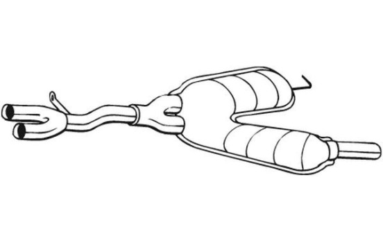 Middle Silencer 280-077 Bosal