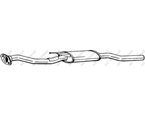 Middle Silencer 280-093 Bosal, Image 2