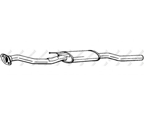 Middle Silencer 280-093 Bosal