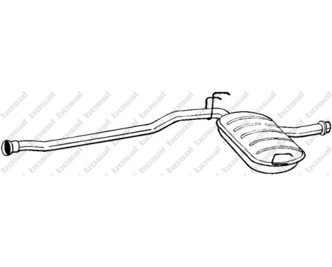 Middle silencer 280-521 Bosal