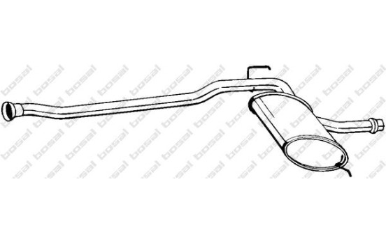 Middle Silencer 280-525 Bosal, Image 2