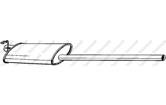 Middle Silencer 280-631 Bosal