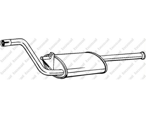 Middle Silencer 280-823 Bosal