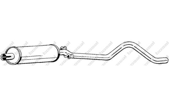 Middle Silencer 281-013 Bosal, Image 2