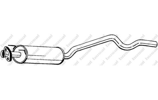 Middle Silencer 281-019 Bosal, Image 2