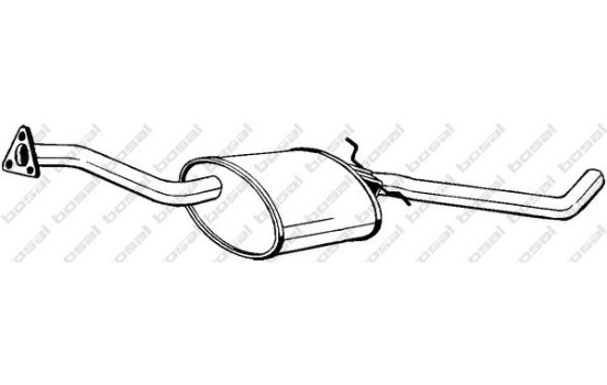 Middle Silencer 281-057 Bosal