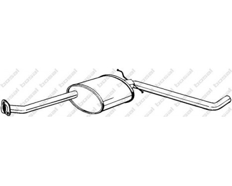Middle Silencer 281-065 Bosal, Image 2