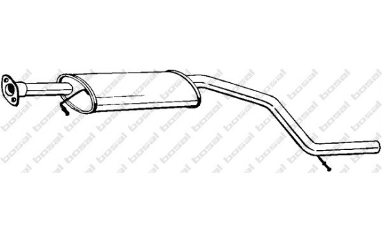Middle Silencer 281-067 Bosal