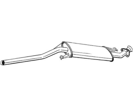 Middle Silencer 281-101 Bosal, Image 2