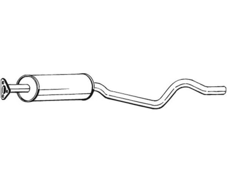 Middle Silencer 281-129 Bosal, Image 2