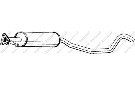 Middle Silencer 281-159 Bosal