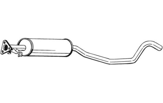 Middle Silencer 281-159 Bosal, Image 2